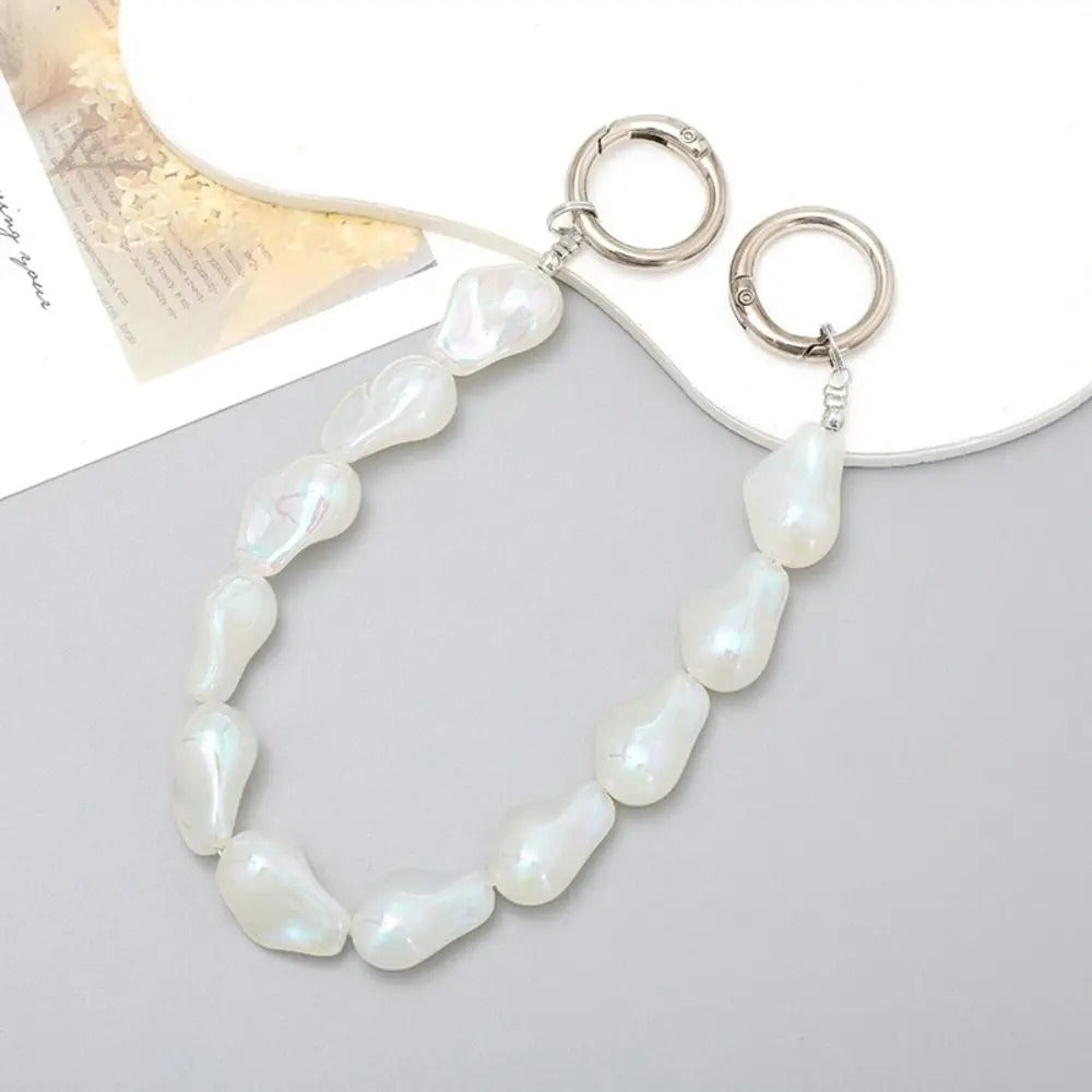 Strap - 33cm/13inch Phone Strap for iPhone 16, 15, 14, 13, 12, 11 & Samsung Galaxy β Gold, Silver, White, Pearl