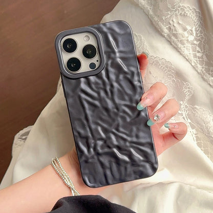 tin matte | Frosted Tin paper Pattern Phone Case For iPhone 15 14 13 12 11 Pro XS Max XR X 14promax Luxury Soft Shockproof Cover