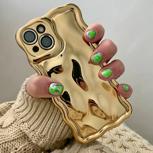 Planet iPhone Case - 3D Curved Edges in Gold, Silver, Pink, Blue, Purple, Green, Black, Rose Gold for iPhone 16, 15, 14, 13 (Pro, Pro Max)