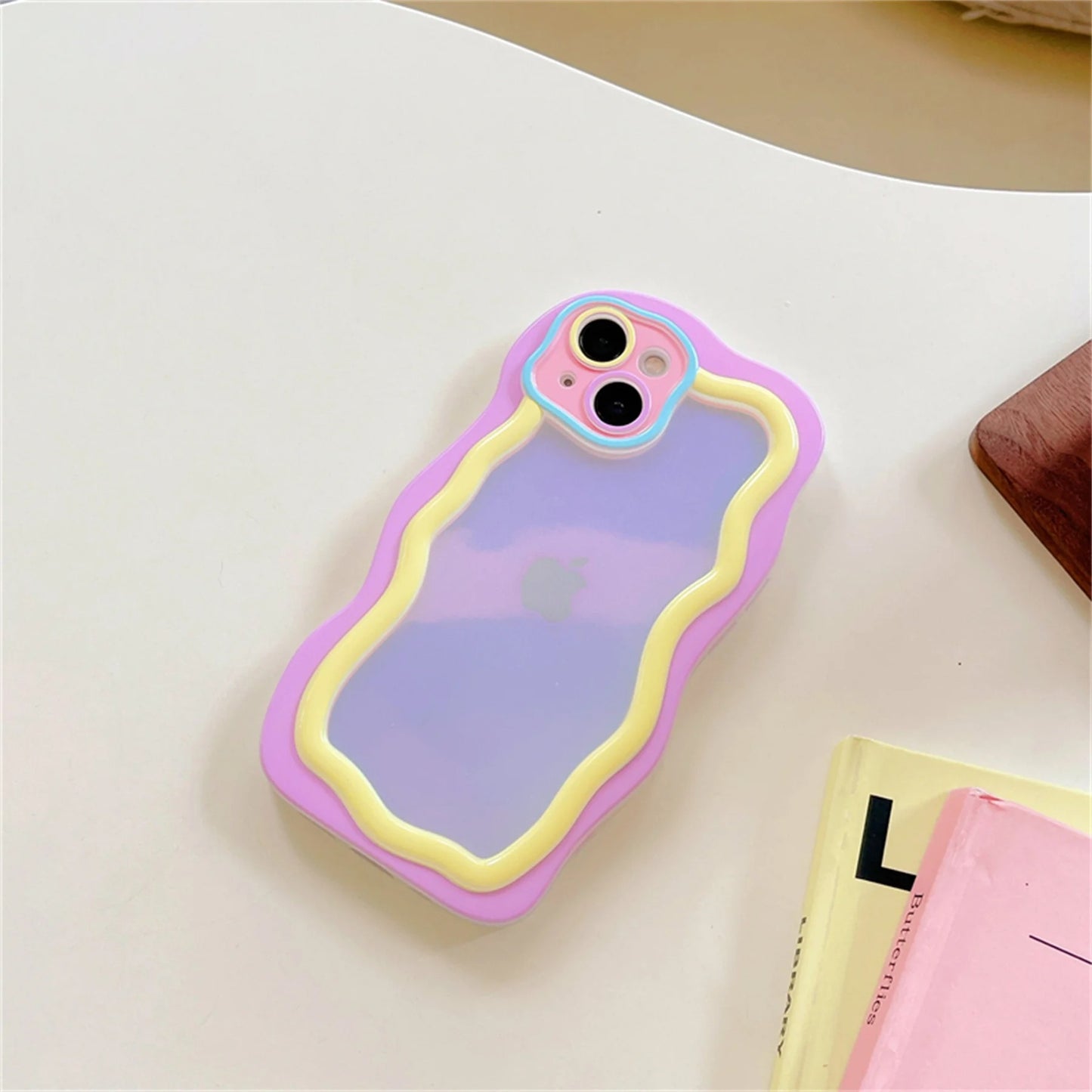 Candy iPhone Case - Korean Y2K Style in Blue, Purple, Pink for iPhone 16, 15, 14, 13, 12, 11 (Pro, Pro Max)