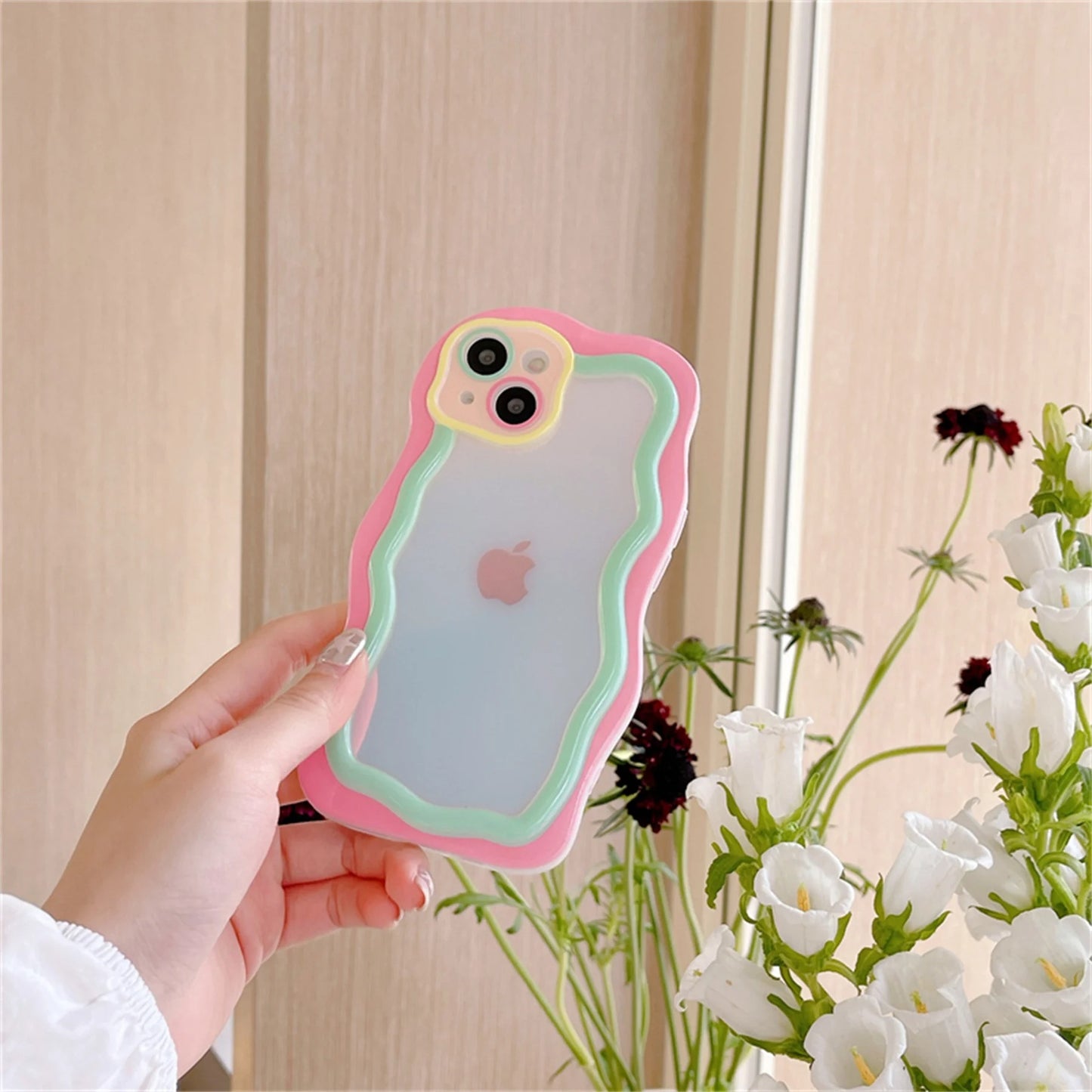 Candy iPhone Case - Korean Y2K Style in Blue, Purple, Pink for iPhone 16, 15, 14, 13, 12, 11 (Pro, Pro Max)